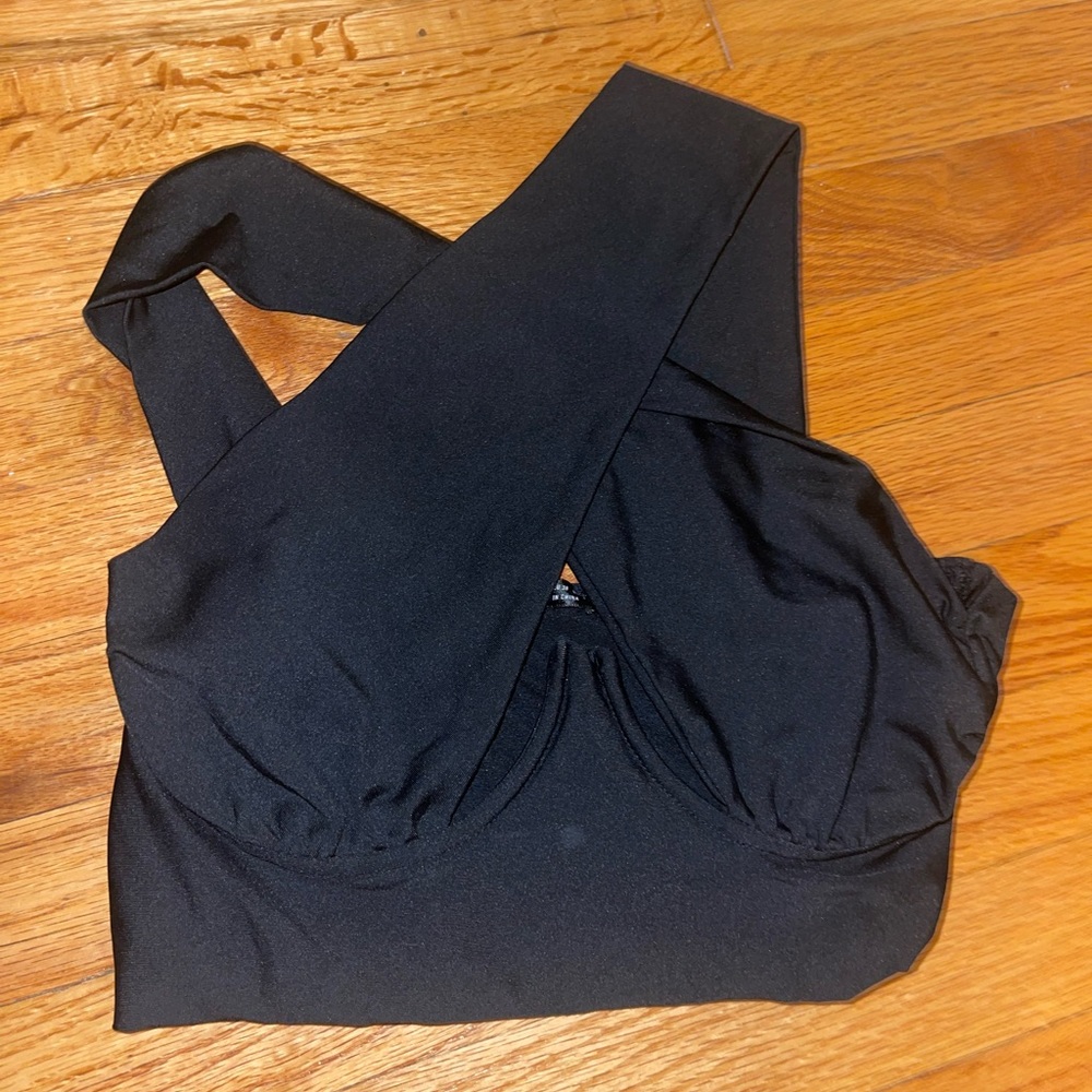 Crop top black